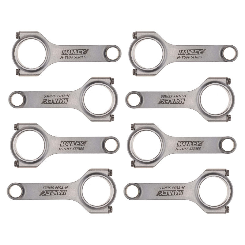 Manley Chevrolet LS 6.125 Length H Tuff Series Connecting Rod Single w/ ARP 2000 Bolts