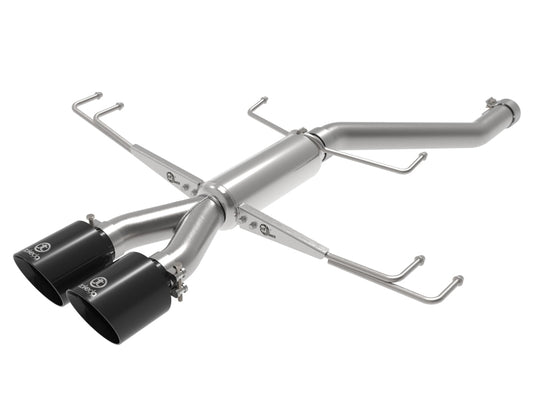 aFe Takeda 2.5in 304SS Axle-Back Exhaust System 17-19 Honda Civic Type R L4-2.0L (t) - Black Tip aFe