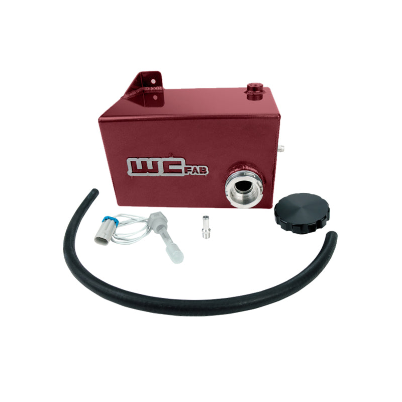 Wehrli 01-06 Chevrolet 6.6L LB7/LLY/LBZ Duramax OEM Placement Coolant Tank Kit - WCFab Red - eliteracefab.com