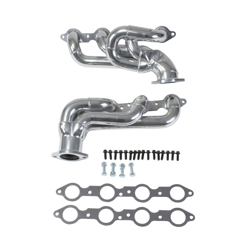 BBK 10-15 Camaro LS3 L99 Shorty Tuned Length Exhaust Headers - 1-3/4 Silver Ceramic - eliteracefab.com