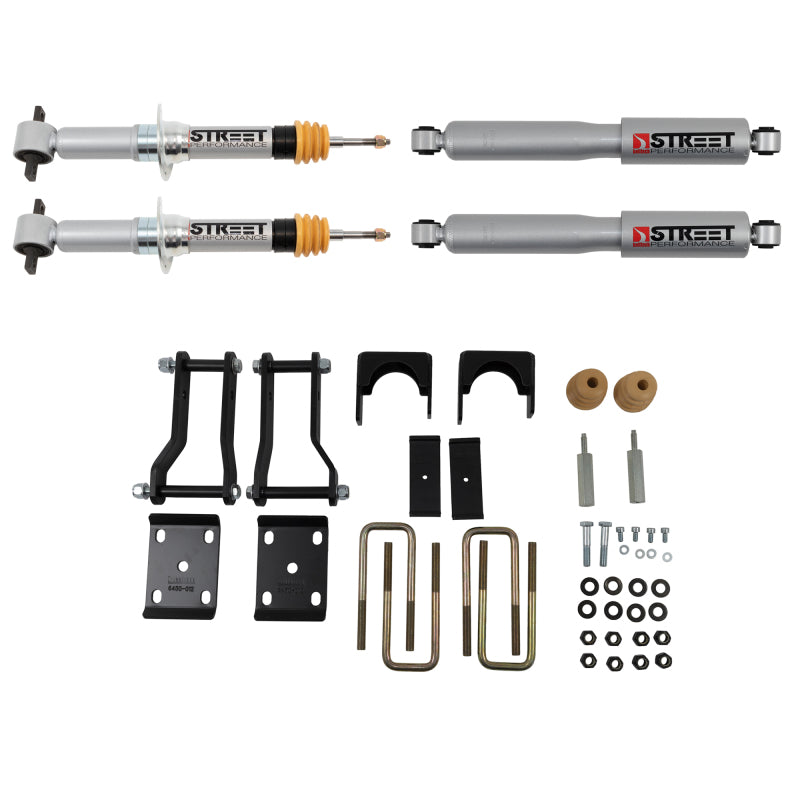 Belltech LOWERING Kit 2019+ Ford Ranger 2WD 2in Front/4in Rear - eliteracefab.com