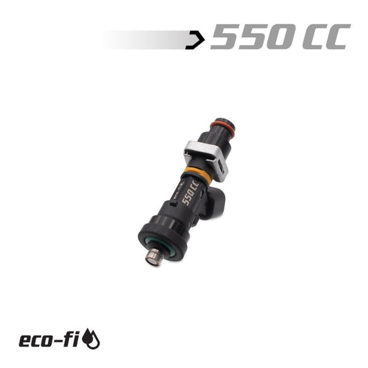 BLOX Racing Eco-Fi Street Injectors 550cc/min w/1/2in Adapter Honda B/D/H Series (Single Injector) BXEF-06514.11-550-SP BXEF-06514.11-550-SP