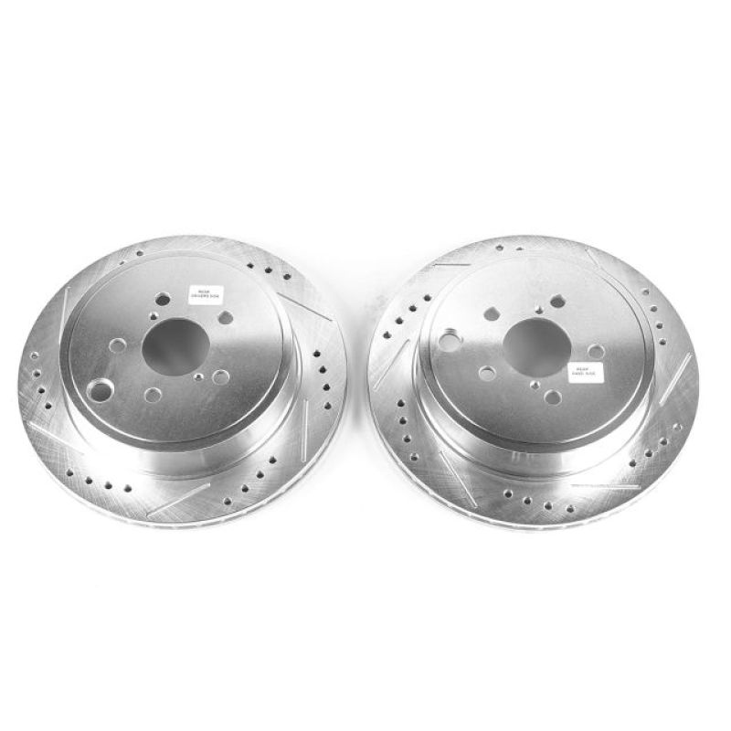 Power Stop 13-16 Scion FR-S Rear Evolution Drilled & Slotted Rotors - Pair - eliteracefab.com