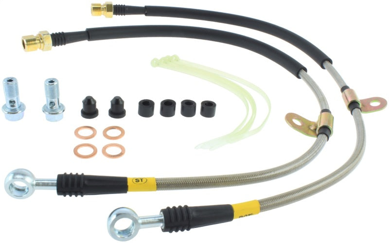 StopTech Stainless Steel Front Brake Lines 12-14 Ford Raptor - eliteracefab.com