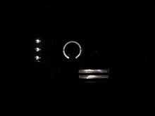 Load image into Gallery viewer, ANZO USA Ford F-150 / F-250 F-350 Projector Headlights W/ Halo Black W/ Side Markers &amp; Parking Lights; 1992-1998 - eliteracefab.com