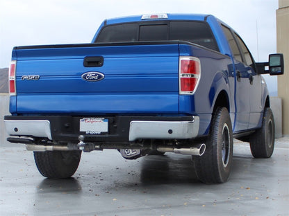 aFe MACHForce XP Exhausts 3inSS Dual Side Exit Cat-Back 11-14 Ford F150 Ecoboost V6-3.5L (TT) aFe