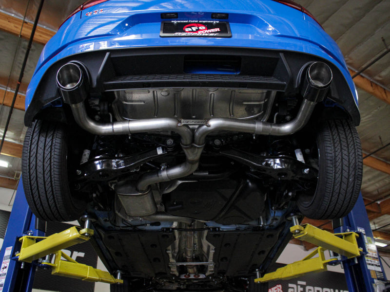 aFe MACHForce XP 3in-2.5in SS Exhaust Cat-Back 18-19 Volkswagen GTI (MK7.5) L4-2.0L (t) - Carbon aFe