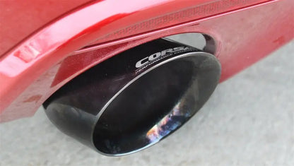 Corsa 2015 Ford Mustang GT 5.0 3in Axle Back Exhaust, Black Dual 4.5in Tip *Sport* - eliteracefab.com