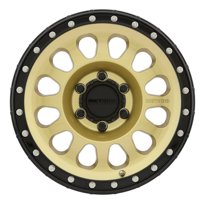 Method MR315 17x8.5 0mm Offset 6x5.5 106.25mm CB Gold/Black Street Loc Wheel - eliteracefab.com