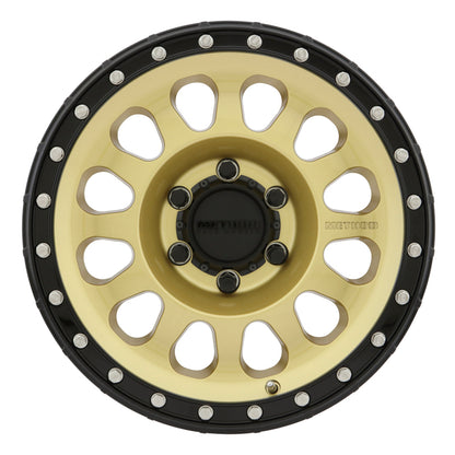 Method MR315 17x8.5 0mm Offset 6x135 87mm CB Gold/Black Street Loc Wheel - eliteracefab.com