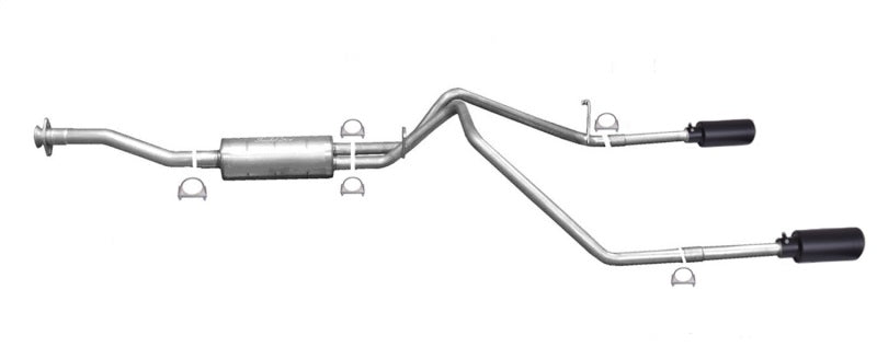 Gibson 15-22 Chevrolet Colorado 2.5L-3.6L Cat-Back Dual Split Exhaust System - Black Elite Gibson