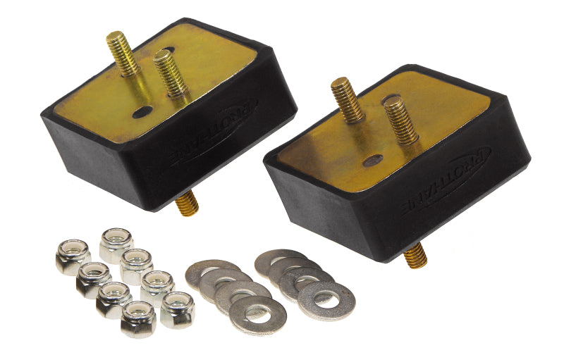 Prothane 67-92 Jeep V8 Motor Mounts - Black - eliteracefab.com