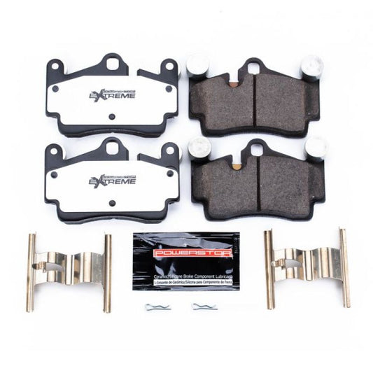 Power Stop 07-15 Audi Q7 Rear Z26 Extreme Street Brake Pads w/Hardware PowerStop