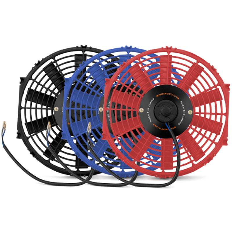 Mishimoto 12 Inch Red Electric Fan 12V - eliteracefab.com