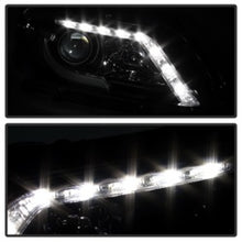 Load image into Gallery viewer, Spyder Honda Accord 2013-2015 4DR Projector Headlights Light Bar DRL Black PRO-YD-HA13-LBDRL-BK - eliteracefab.com