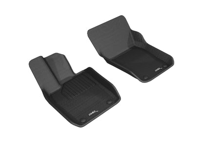 3D MAXpider L1PO01711509 2017-2019 Porsche Panamera Kagu 1st Row Floormat - Black