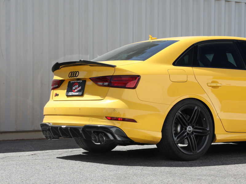 aFe MACHForce XP 3in-2.5in 304SS Exhaust Cat-Back 15-20 Audi S3 L4-2.0L (t) - Carbon Tips aFe
