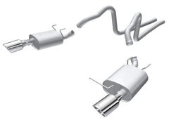 2011-2014 Ford Mustang V6 Cat-Back Exhaust System S-Type Part # 140375 - eliteracefab.com