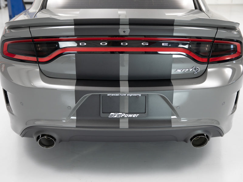 aFe MACH Force-XP 4-1/2in Polished OE Replacement Exhaust Tips - 15-19 Dodge Charger/Hellcat - eliteracefab.com