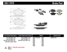 Load image into Gallery viewer, STOPTECH PERFORMANCE 06-10 AUDI A3 / 08-10 AUDI TT / 06-09 VW GTI / 05-10 JETTA FRONT BRAKE PADS, 309.11070 - eliteracefab.com