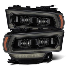 Load image into Gallery viewer, AlphaRex 19-21 Ram 2500 PRO-Series Projector Headlights Plank Style Alpha Black w/Activation Light - eliteracefab.com