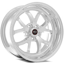 Load image into Gallery viewer, Weld S76 15x9 / 5x4.5 BP / 6.5in. BS Polished Wheel (Medium Pad) - Black Single Beadlock MT