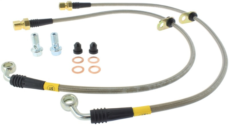 StopTech 10+ Camaro LS/LT V6 Stainless Steel Rear Brake Lines - eliteracefab.com