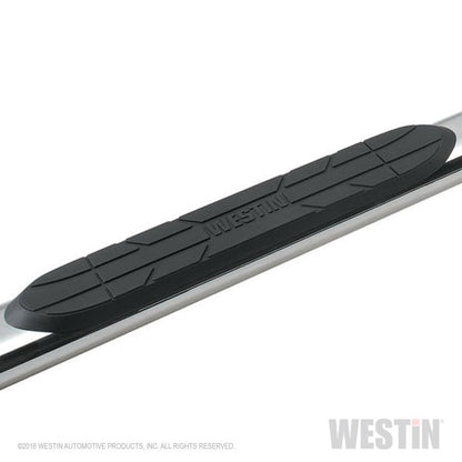 Westin Premier 4 Oval Nerf Step Bars 85 in - Stainless Steel - eliteracefab.com