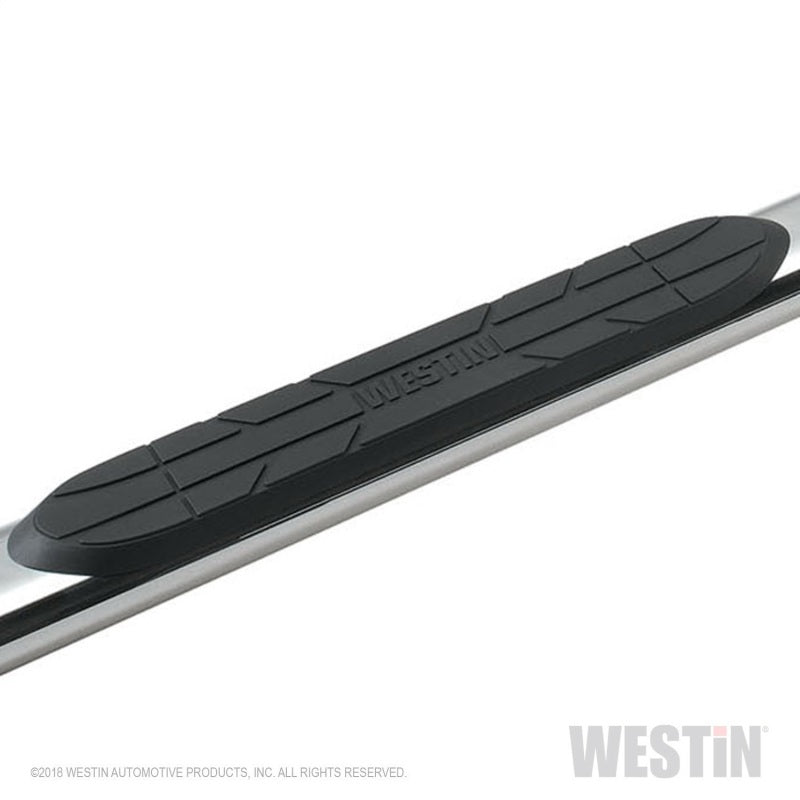 Westin Premier 4 Oval Nerf Step Bars 85 in - Stainless Steel - eliteracefab.com