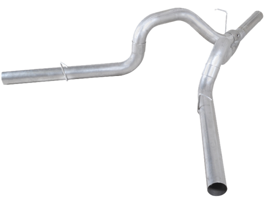 Diamond Eye KIT 4in DPF-BACK DUAL AL 16-17 Chevy/GMC 6.6L Duramax 2500/3500 Diamond Eye Performance