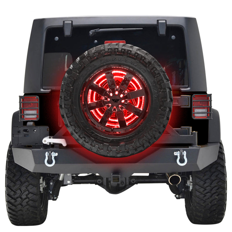 Oracle LED Illuminated Spare Tire Wheel Ring Third Brake Light RED - eliteracefab.com