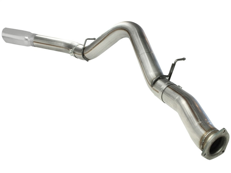 aFe MACHForce XP Exhaust 5in DPF-Polished, GM Diesel Trucks 07.5-10 V8-6.6L 9(td) LMM aFe