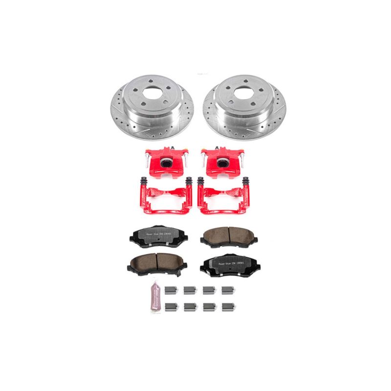 Power Stop 07-17 Jeep Wrangler Rear Z36 Truck & Tow Brake Kit w/Calipers - eliteracefab.com