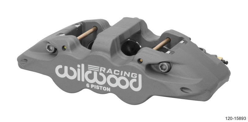 Wilwood Caliper-Aero6-R/H - Black Anodize (.80 Thk Pad) 1.75/1.38/1.38in Pistons .810in Disc Wilwood