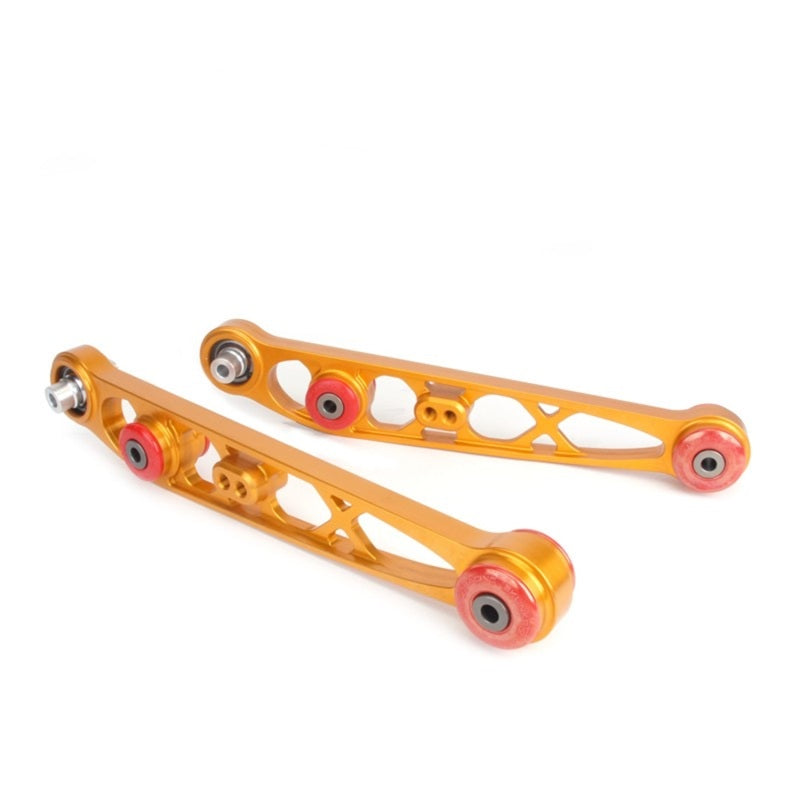 Skunk2 Honda/Acura EG/DC Ultra Series Rear Lower Control Arm Set - Gold - eliteracefab.com