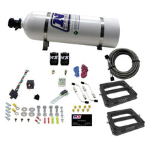 Load image into Gallery viewer, Nitrous Express Dual Dom/Gas Nitrous Kit (100-500HP) w/15lb Bottle