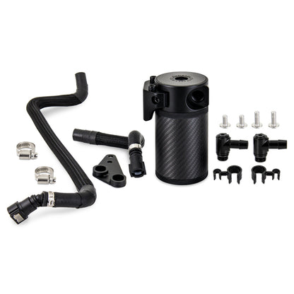 Mishimoto 2020+ Chevrolet Corvette C8 Baffled Oil Catch Can Kit (PCV Side) - Carbon Fiber - eliteracefab.com