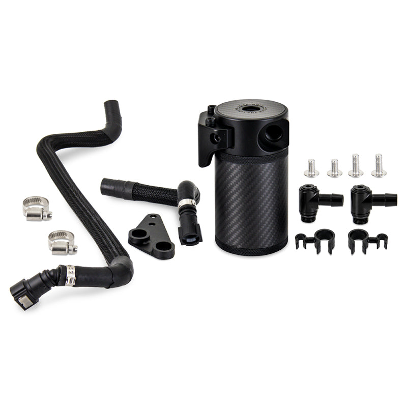 Mishimoto 2020+ Chevrolet Corvette C8 Baffled Oil Catch Can Kit (PCV Side) - Carbon Fiber - eliteracefab.com