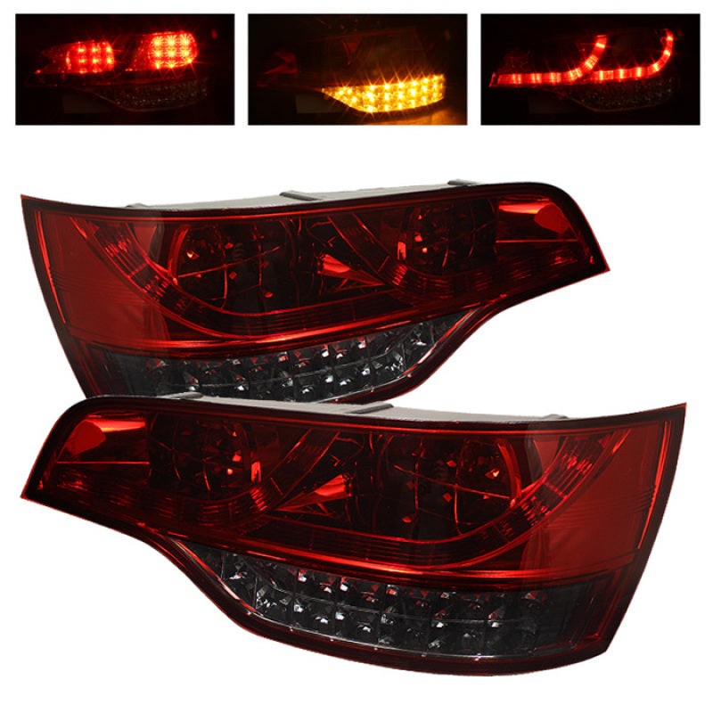 Spyder GMC Sierra 19-20 LED Model Only LED Tail Lights - Black ALT-YD-GS19LED-LED-BK - eliteracefab.com