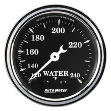 Load image into Gallery viewer, Auto Meter Gauge Water Temp 2 1/16in 120-240F Mech Old Tyme Black