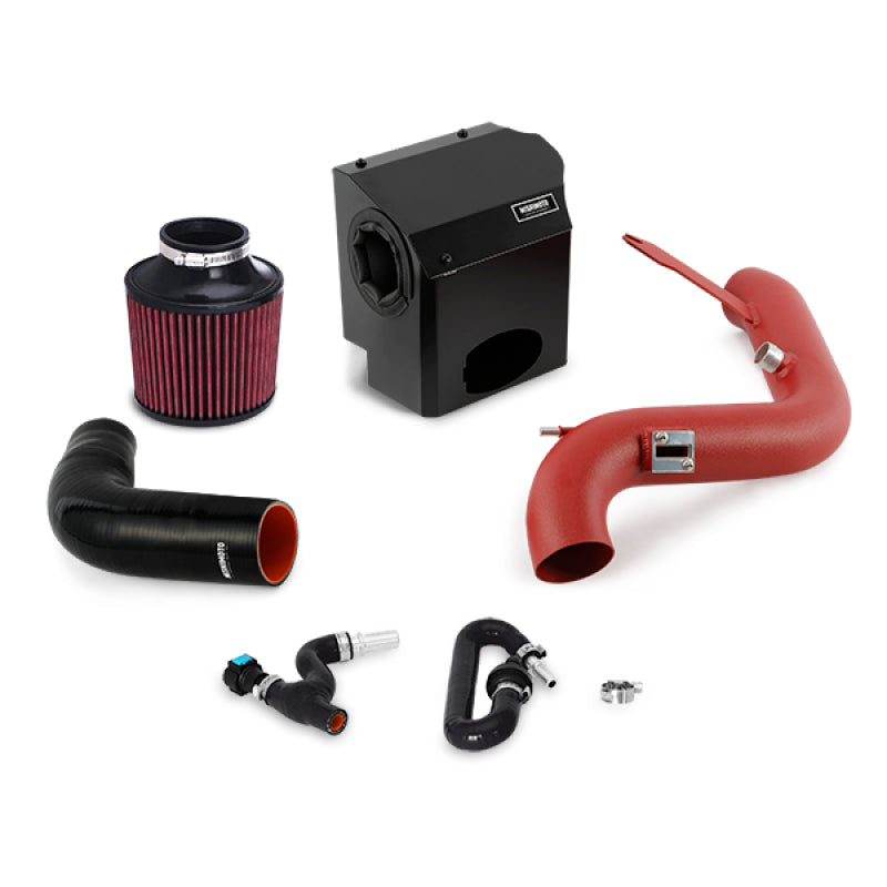 Mishimoto 2016 Ford Fiesta ST 1.6L Performance Air Intake Kit - Wrinkle Red - eliteracefab.com