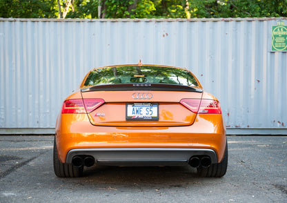 AWE Tuning Audi B8.5 S5 3.0T Track Edition Exhaust - Diamond Black Tips (90mm) AWE Tuning