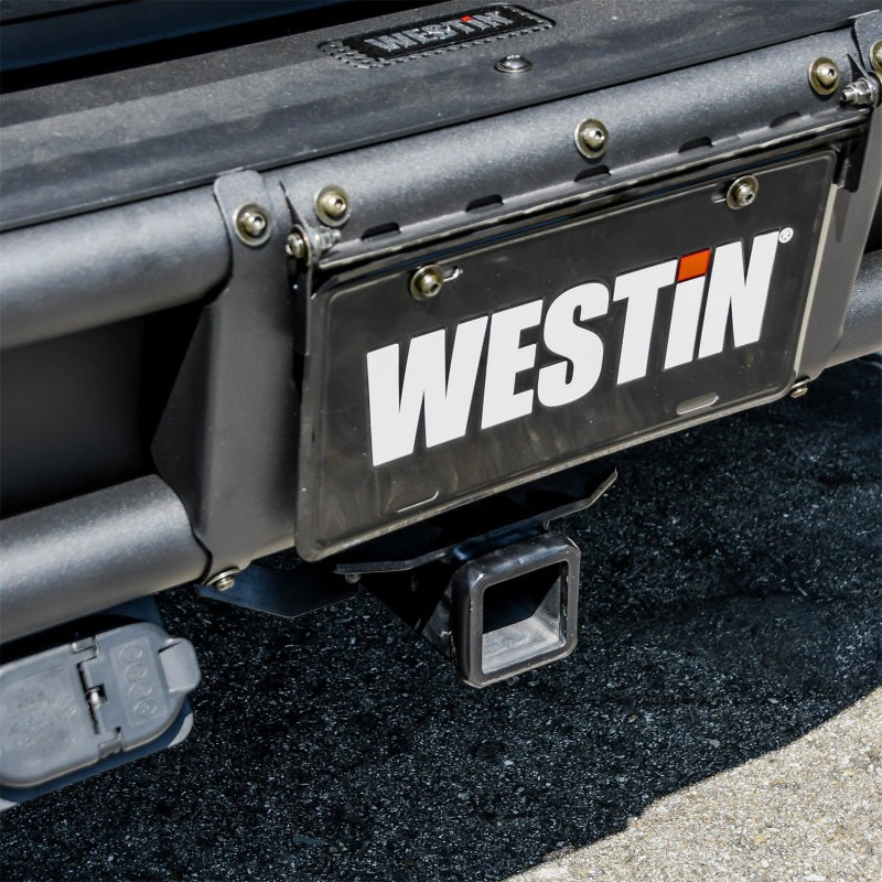 Westin 17-20 Ford F-150 Raptor Outlaw Rear Bumper - Tex. Blk Westin