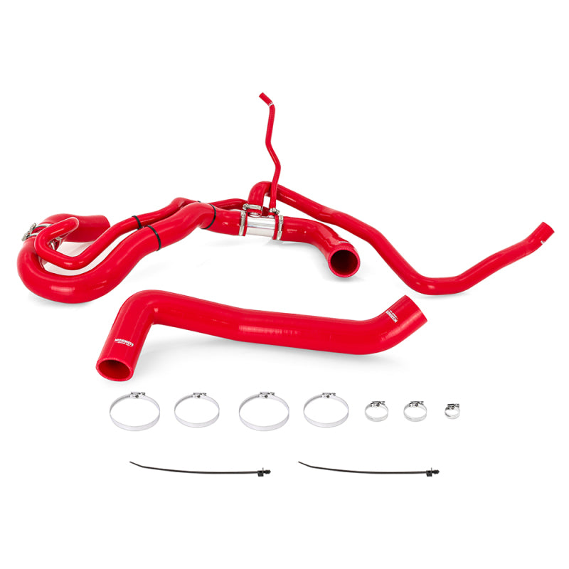 Mishimoto 17-19 Chevrolet Duramax 6.6L L5P Red Silicone Radiator Hose Kit - eliteracefab.com