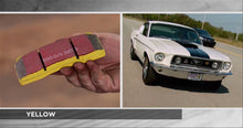 Load image into Gallery viewer, EBC 15+ Ford Mustang 2.3 Turbo Performance Pkg Yellowstuff Front Brake Pads - eliteracefab.com