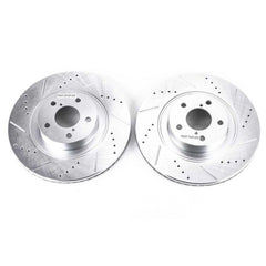 Power Stop 13-16 Scion FR-S Front Evolution Drilled & Slotted Rotors - Pair - eliteracefab.com