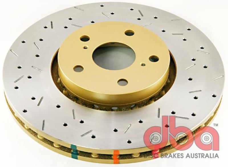 DBA 04-06 Lexus RX330 Front 4000 Series Drilled & Slotted Rotor DBA