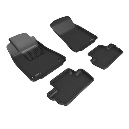 3D Maxpider L1LX01701509 09-15 Lexus Is Kagu Floor Mat- Black R1 R2