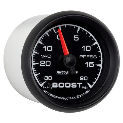 Autometer ES 52.4mm 30 In. HG/20 PSI Vacuum/Boost Gauge 5907