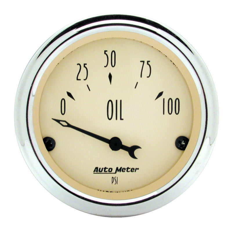 Autometer Antique Beige 5-Gauge Kit 3-1/8in Electrical Speedometer 190KPH - eliteracefab.com